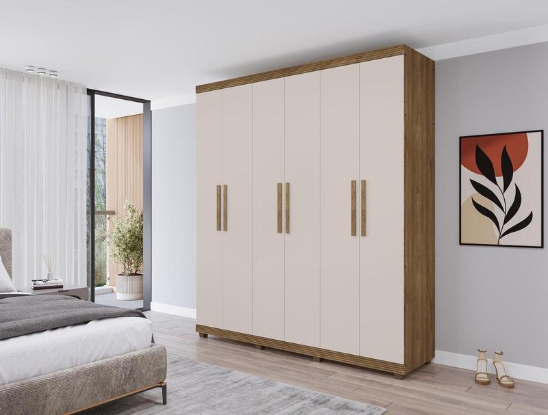 Guarda Roupa 06 Portas e 04 Gavetas Verona - Lanza - Guarda-Roupa